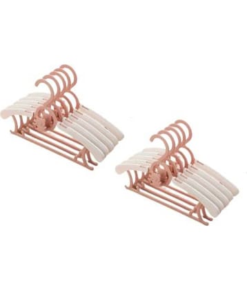 mahek accessories Plastic Standard Clothes Hangers ( Pack of 10 )