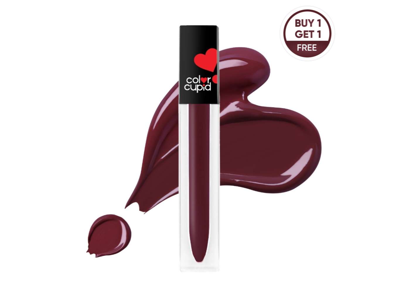 BUY 1 GET 1 - Color Cupid Forever Love Matte Liquid Lipstick - Passionate Plum - 4.1 g