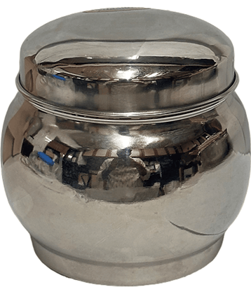 Dynore Hajmola Dabba 800 ml Steel Silver Utility Container ( Set of 1 )