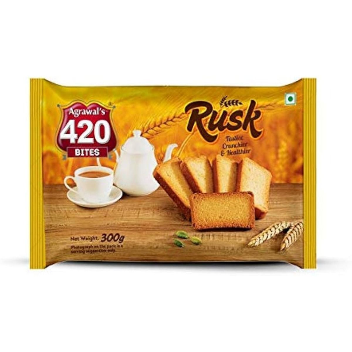 Agarwal's 420 Rusk Biscuit, 300 gm - Agarwal's 420 Rusk Biscuit, 300 gm