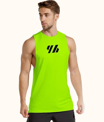 FTX Pack of 1 Lycra Gym Vest For Men ( White )