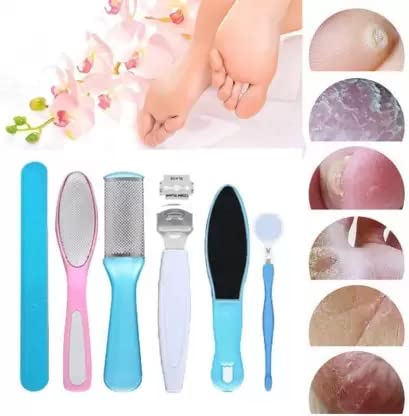 Elecsera Pedicure Tools For Feet - Footfile Kit, Foot Scrubber Elecsera Pedicure Tools For Feet - Footfile Kit, Foot Scrubber