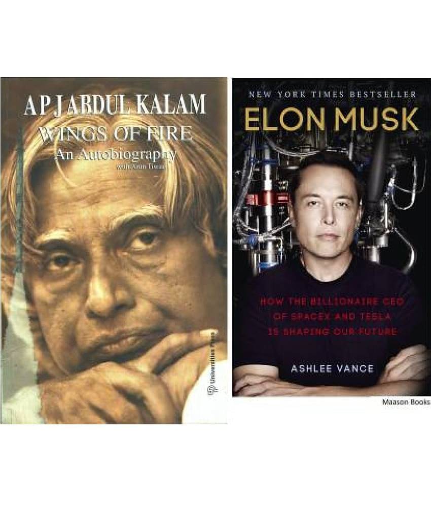 Combo Of Wings Of Fire & Elon Musk (Paperback, Arun Tiwari, Ashlee Vance)