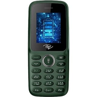 Itel it2163S (Dual SIM, 1.8 Inch Display, 1200mAh Battery, Dark Green)556clone