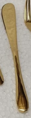 Indian Art Villa Brass Shine Finish Plain Desert Kinfe, Length-19.30 cm-2