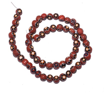 Chevron Glass  beads, 6-layer glass chevron beads, Venetian chevron, trade bead Venetian, African trade bead, vintage Murano glass beads , BWSRON-013-Per Packet of 168 Pieces (50 Gram) / 8 MM