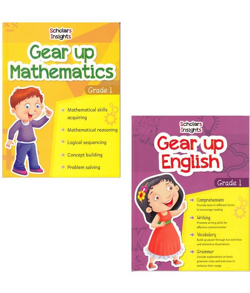 Scholars Insights Gear Up English & Maths Grade 1 (Set of 2)