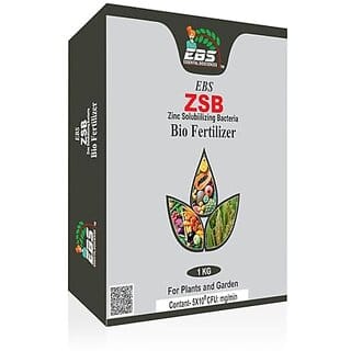 EBS ZSB (Zinc Solubilizing Bacteria) Bio fertilizer for all crops and plants (5kg (Pack of 5))