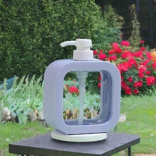 Purple Soap Dispenser, Refillable Hand Soap Dispenser for Bathroom and Dish Soap Dispenser for Kitchen Sink, pack of 1