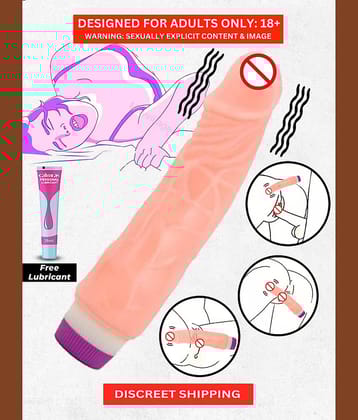 9 Inch Vibrating Dildo for Women Realistic Silicone 5 Mode Vibrator Dildo for G-Spot Clit Stimulation for Girl Pleasure with Free Lube – Naughty Nights