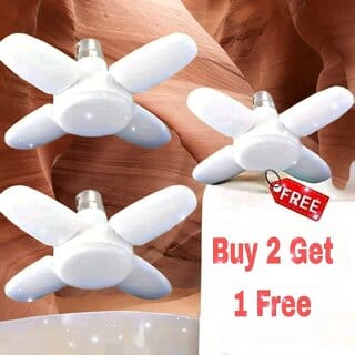 CHARKEE 25W Cool Day Light Smart Bulb (Pack of 3)