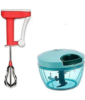 GVL - Blue Virgin Plastic Mannual Chopper 400 ml ( Pack of 1 )