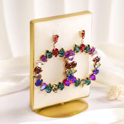 Assorted Rainbow Oversized Earrings