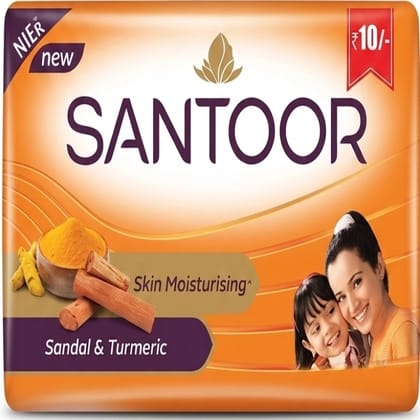 Premium Santoor Soap 4 unit of 41g Daily Use Premium Santoor Soap 4 unit of 41g Daily Use
