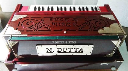 13 Scale Changer 4 Sets Reeds Portable Gloss Finish Harmonium