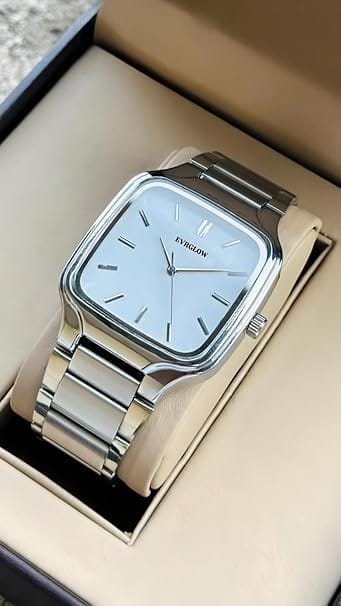 Mesh Steel Chain Analog Wrist Watch for Men | Square Designer Watch |