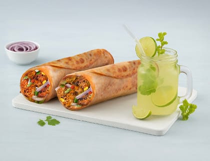 Classic Chicken Mini Roll+ Tawa Chicken Mini Roll + Lemonade