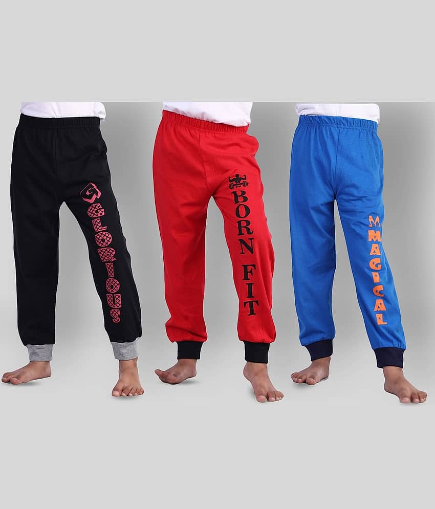 JILZ Pack of 3 Boys Cotton Trackpant ( Multi )