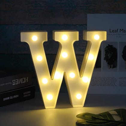 W Shaped LED Decorative Night Light (1 Pc)