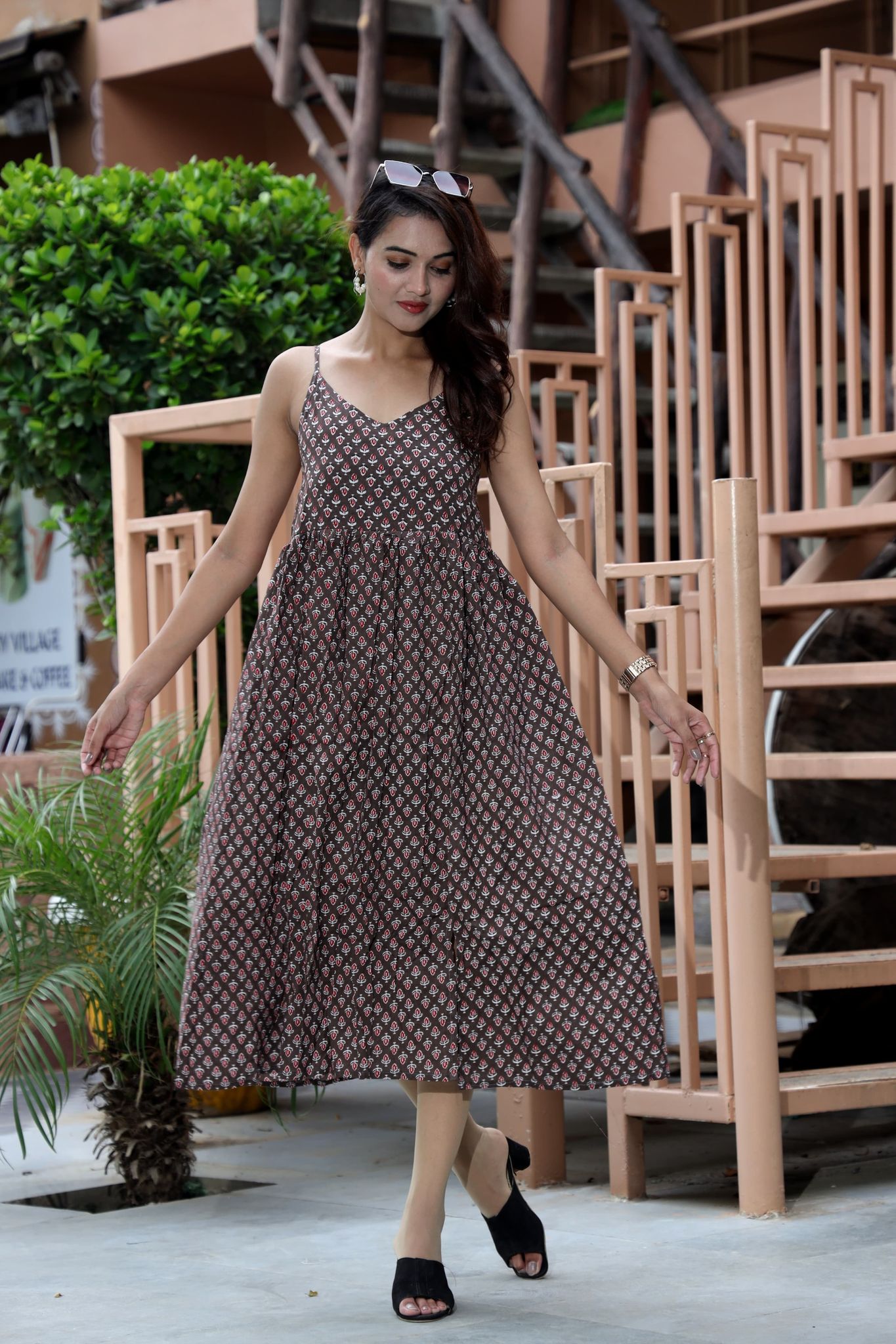 JAIPUR HANDBLOCK PRINT Dresses for Women Multicolor 3XL