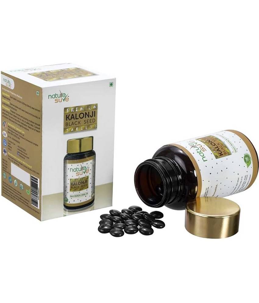 Nature Sure Kalonji (Black Seed/ Nigella) Tablet 90 No.S Pack of 1