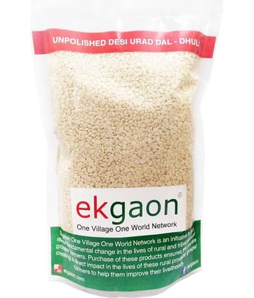 Ekgaon Unpolished Desi Urad Dal - Dhuli 450 gm