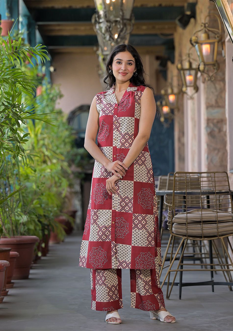 Terracotta Mosaic co-ord Set-S