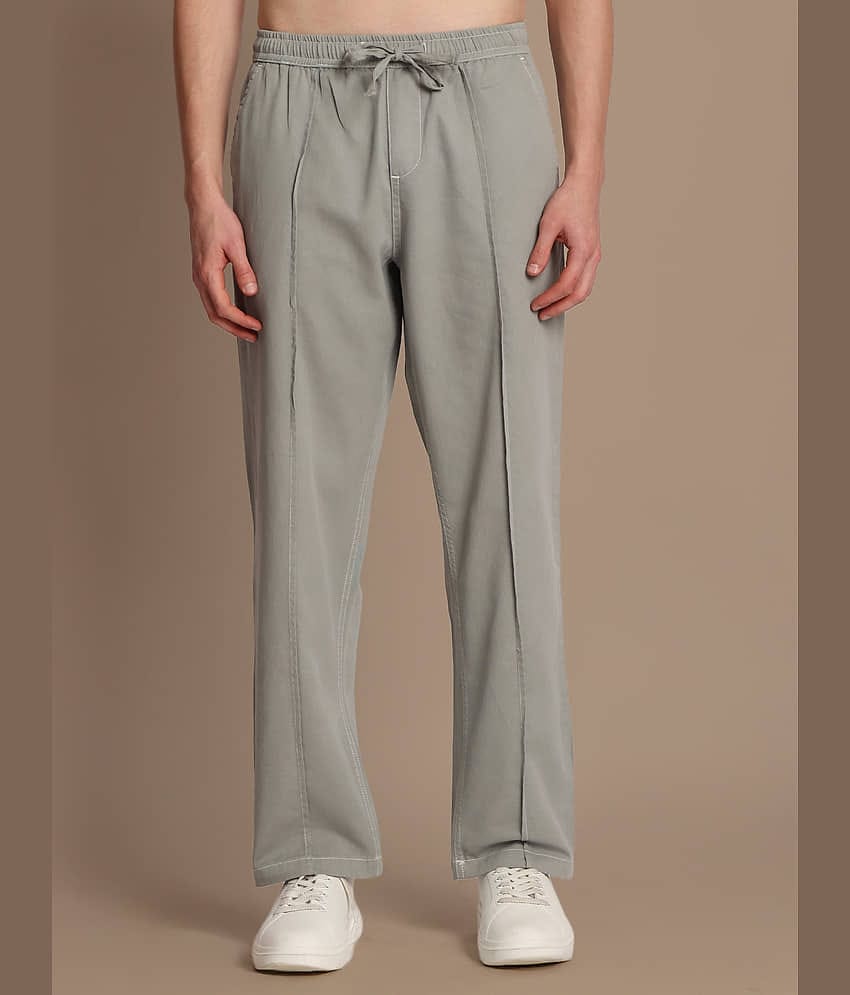 Bene Kleed Relax Men's Chinos - Grey ( Pack of 1 )