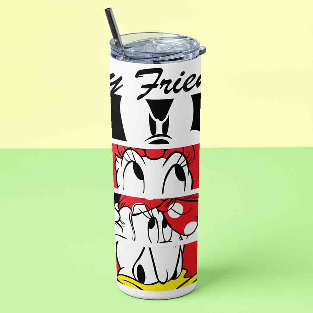 Mickey Mouse & Friends Design Metal Tumbler