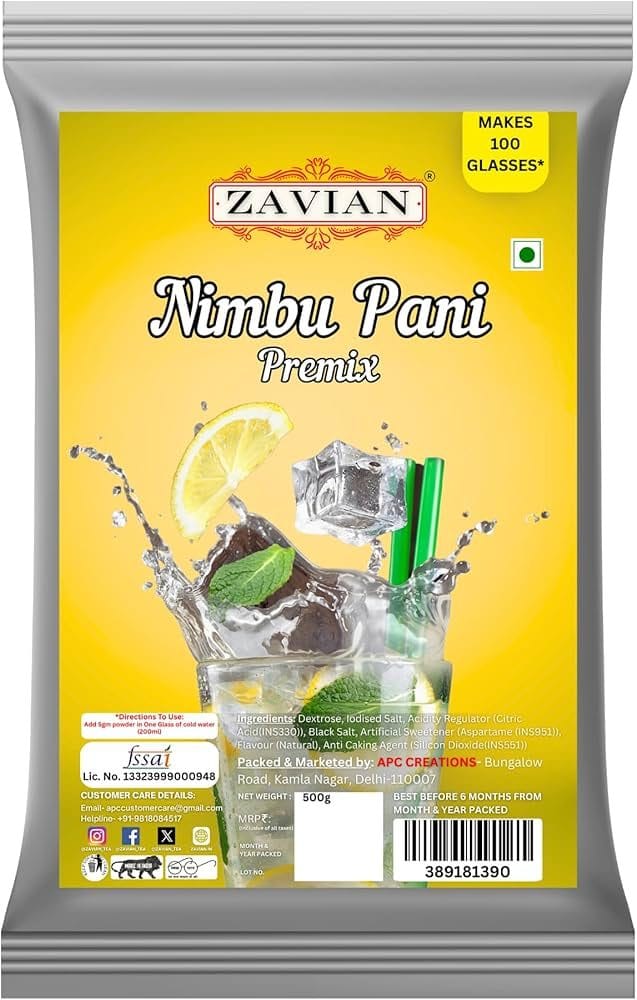 ZAVIAN Nimbu Pani Premix - 500g