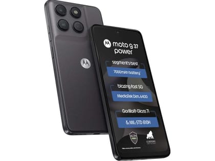  Motorola G37 5G Smartphone, 4GB RAM, 128GB Storage  - Pantone Impenetrable