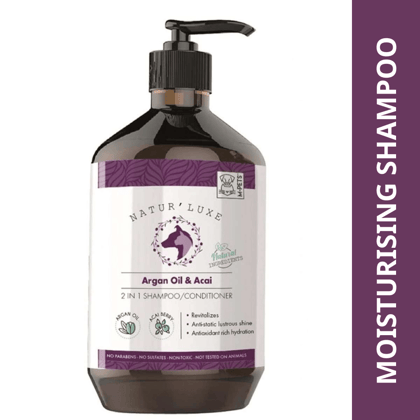 M Pets Natur'Luxe Argan Oil & Acai 2 in 1 Shampoo/Conditioner for Dogs and Cats M Pets Natur'Luxe Argan Oil & Acai 2 in 1 Shampoo/Conditioner for Dogs and Cats - 500mL M Pets Natur'Luxe Argan Oil & Acai 2 in 1 Shampoo/Conditioner for Dogs and Cats M Pets Natur'Luxe Argan Oil & Acai 2 in 1 Shampoo/Conditioner for Dogs and Cats - 500mL