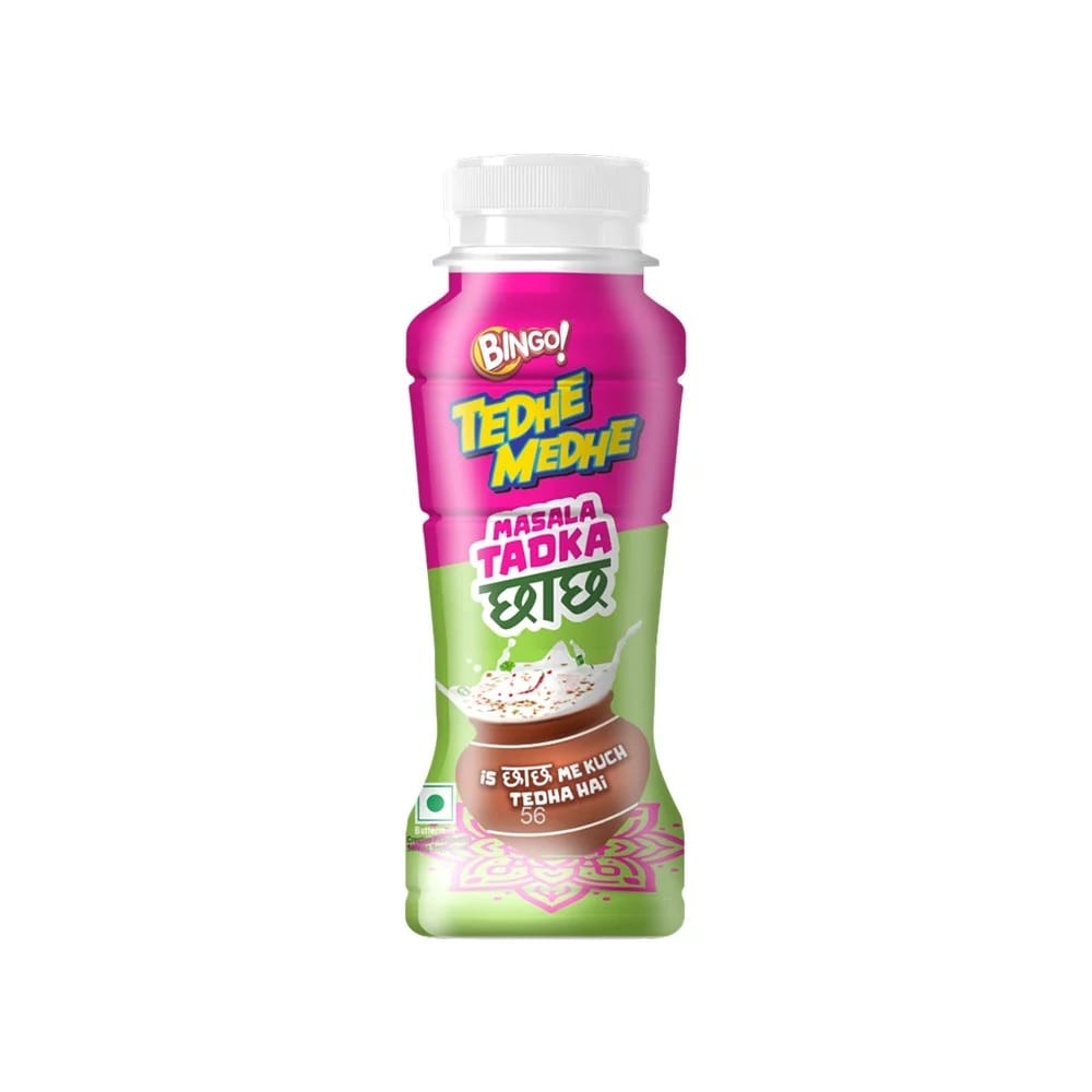 Bingo Tedhe Medhe Masala Tadka Buttermilk 170ml