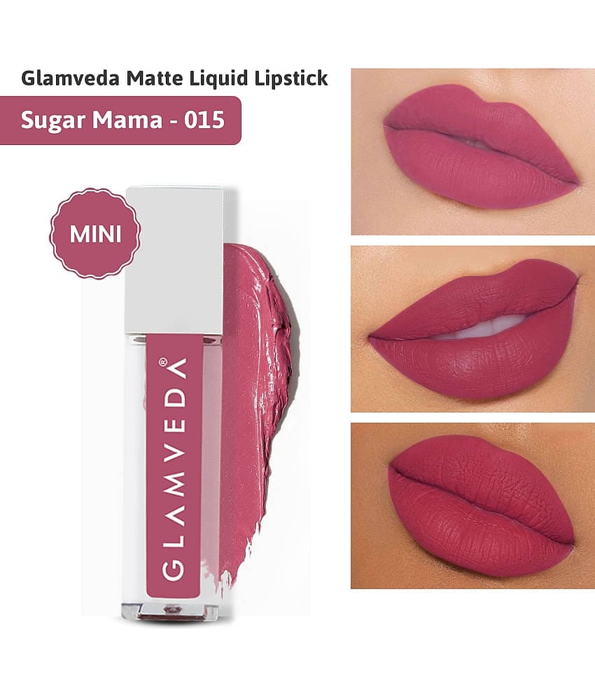 Glamveda X Rashami Desai Matte Mini Liquid Lipstick, Nude Brown shade (Passion - 025) 1.2ml