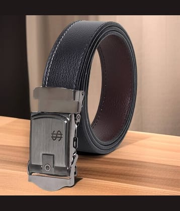 SUNSHOPPING - Black Synthetic Men's Formal Belt ( Pack of 1 )