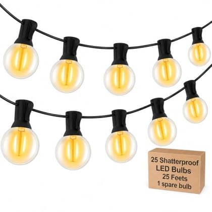 Lights – 25 Warm White Fairy Lights for Decoration | Waterproof Outdoor Lights for Home Decor,Balcony, Garden,
