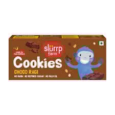 SLURRP CHOCO RAGI COOKIES 88GM