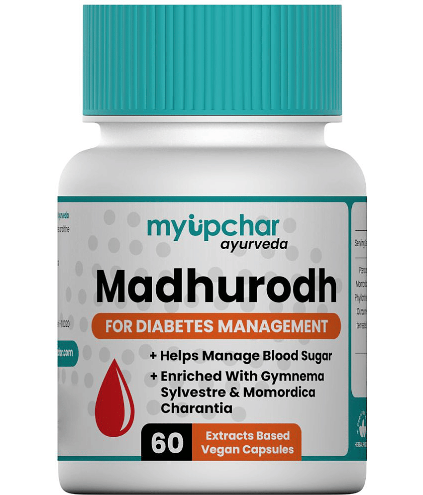 Myupchar Ayurveda Madhurodh Capsule- Diabetes Management Capsule - 60 Capsules