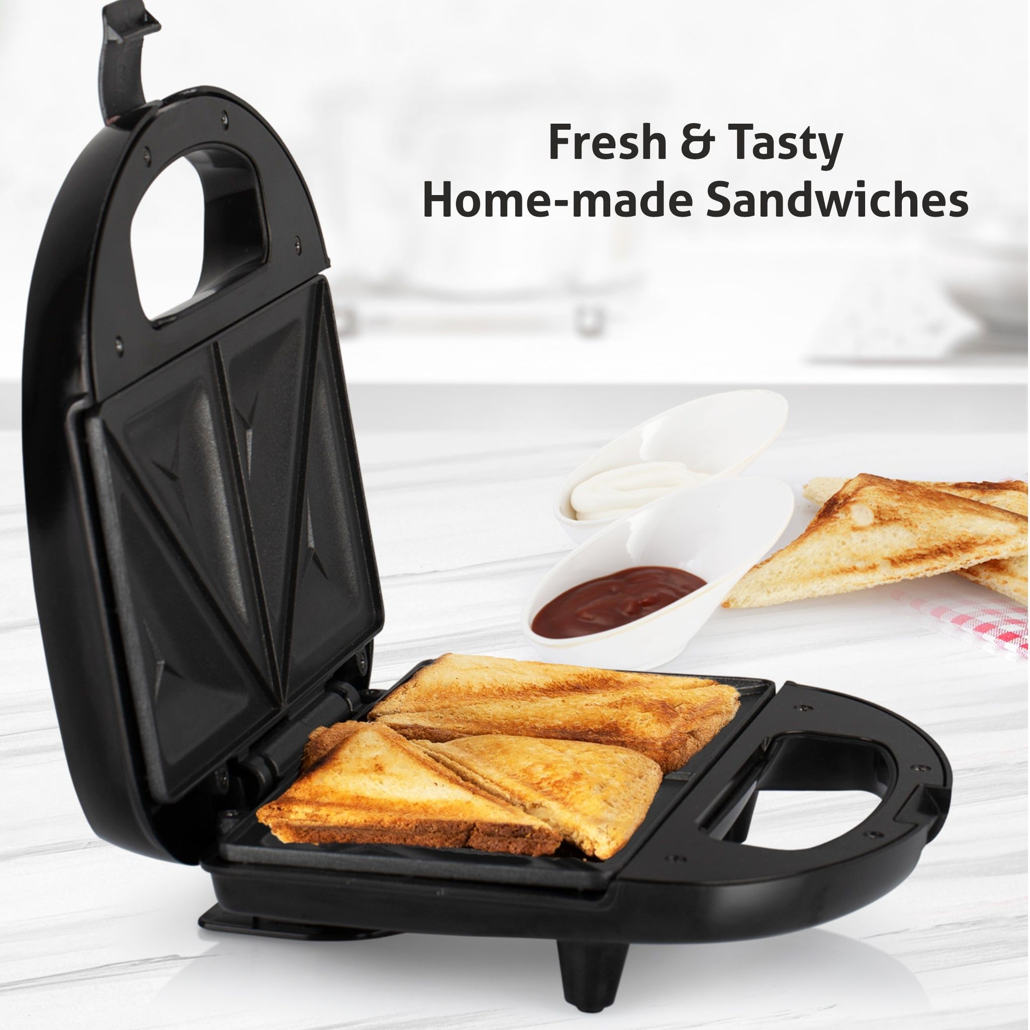 Glen Sandwich Maker Black - Sandwich