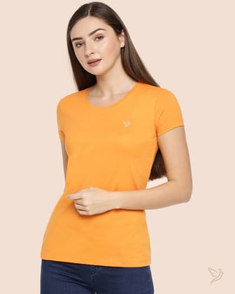 Slim Fit Signature Tee - Orange Tango-M / Orange Tango