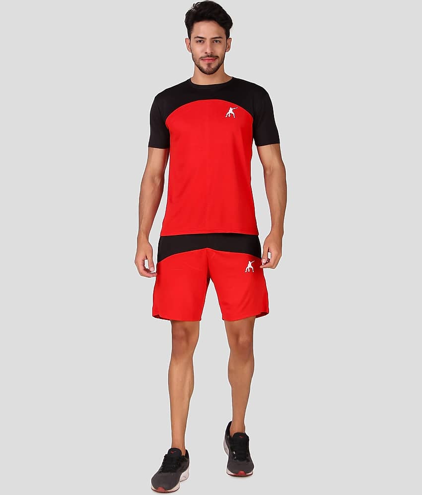 Preen Black Polyester Regular Fit Solid Men's Sports Tracksuit ( Pack of 1 )