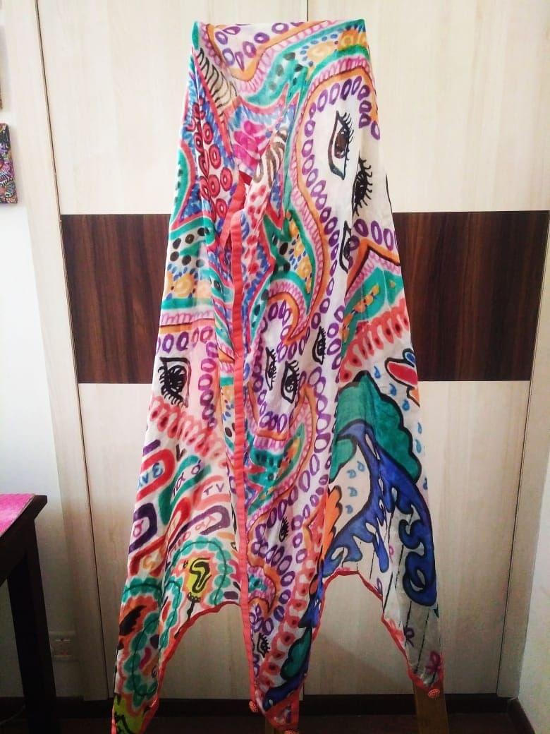 The Story of Waves ' Tabby Silk Stole