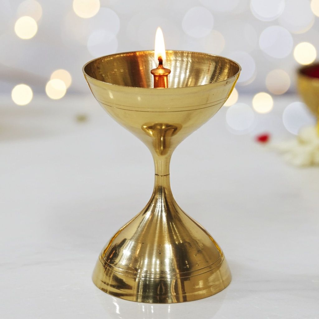 Brass Akhand Deepak No. 16 (ZMAS193 P)