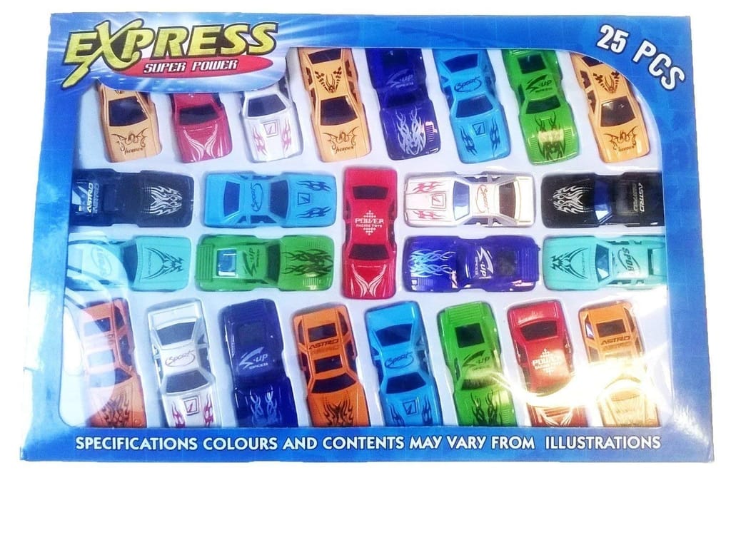Nawani Cars Set for Kids - 25 Pieces