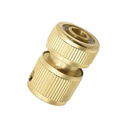 Brass Hose Connector by Divine Tree 1/2 Inch Hose Nozzle Garden Water Hose Quick Connector Universal for Quick Hose Pipe Fitting 1/2 inch Quick Connector Brass Hose Connector by Divine Tree 1/2 Inch Hose Nozzle Garden Water Hose Quick Connector Universal for Quick Hose Pipe Fitting 1/2 inch Quick Connector