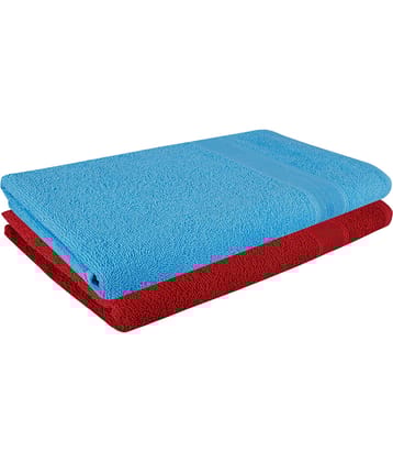 Dollar Cotton Striped 500 -GSM Bath Towel ( Pack of 2 ) - Multicolor