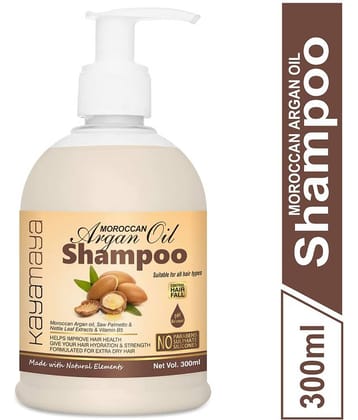 Kayamaya Moroccan Argan Oil Shampoo (with DHT Blocker) Shampoo 300 mL