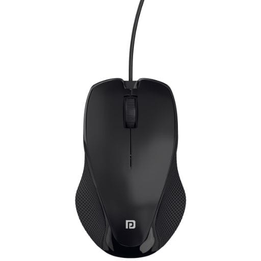 Portronics Toad 101 Wired Optical Mouse (Black)