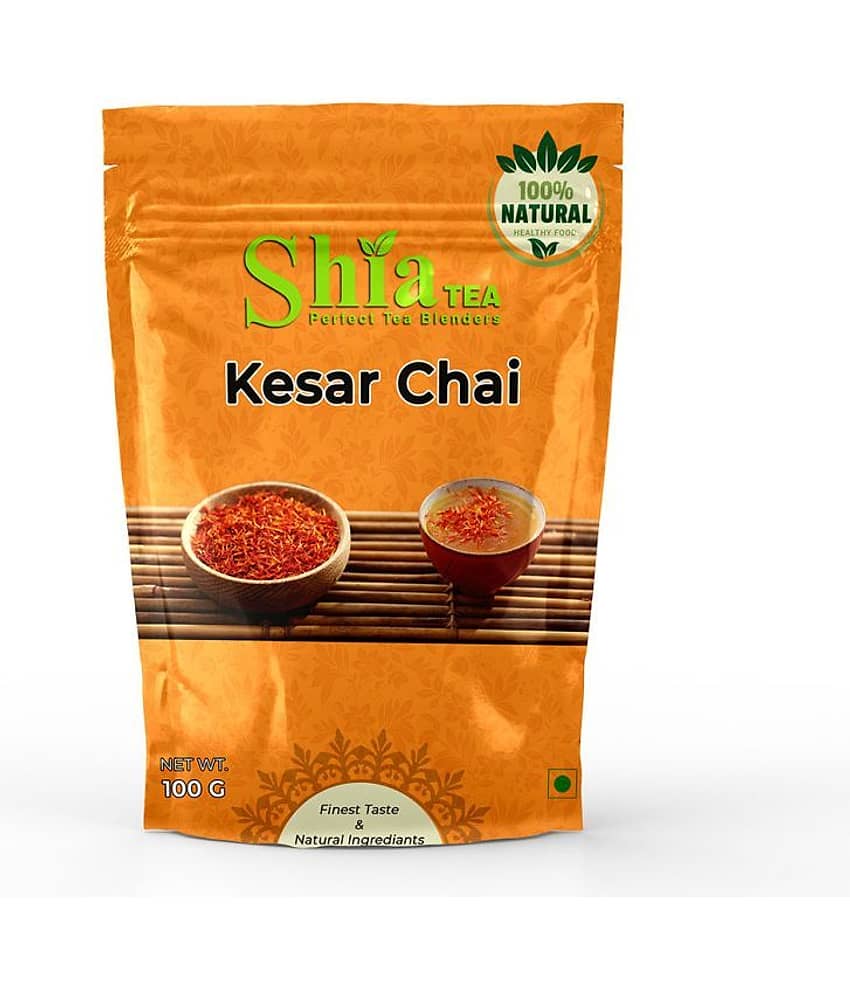 shia Tea Assam Tea Loose Leaf Kesar Chai 100 gm
