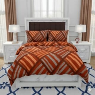 BEDZY Polar Fleece Winter Warm Double Bedsheet with 2 Pillow Covers